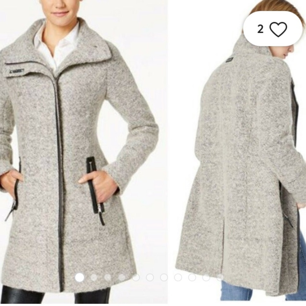 Calvin Klein Asymmetrical Coat